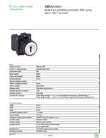 Datasheet for Schneider Electric XB5AA3341, EAN: 3389110134421
