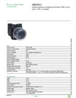 Datasheet for Schneider Electric XB5AP21, EAN: 3389110903676