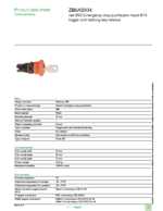 Datasheet for Schneider Electric ZB6AS934, EAN: 3389110071566