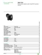 Datasheet for Schneider Electric ZB6CD28, EAN: 3389110070804