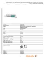 Datasheet for Weidmüller 9025770000, EAN: 4008190067960