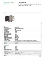 Datasheet for Schneider Electric XB4BW31M5, EAN: 3389110892123