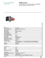 Datasheet for Schneider Electric XB4BK124G5, EAN: 3389110892239