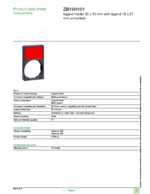 Datasheet for Schneider Electric ZBY6H101, EAN: 3389110095920
