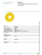 Datasheet for Schneider Electric ZBY8101, EAN: 3389110099348