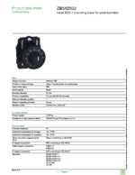 Datasheet for Schneider Electric ZB5AD922, EAN: 3389110905380