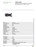 Datasheet for Schneider Electric XB6DW1B5B, EAN: 3389110763751