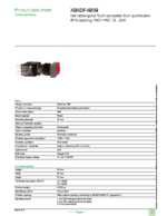 Datasheet for Schneider Electric XB6DF4B5B, EAN: 3389110764031