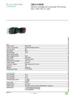 Datasheet for Schneider Electric XB6AW4B5B, EAN: 3389110763850
