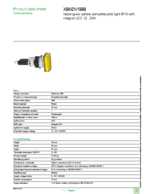 Datasheet for Schneider Electric XB6DV5BB, EAN: 3389110764543