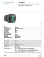 Datasheet for Schneider Electric ZB5AW933, EAN: 3389110924336