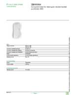 Datasheet for Schneider Electric ZBW008A, EAN: 3389110102000