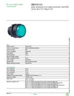 Datasheet for Schneider Electric ZB5AW133, EAN: 3389110909845