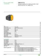 Datasheet for Schneider Electric ZB5AW153, EAN: 3389110909883
