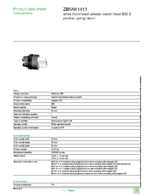 Datasheet for Schneider Electric ZB5AK1413, EAN: 3389110137927