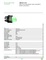 Datasheet for Schneider Electric ZB5AK1433, EAN: 3389110906165