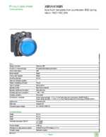 Datasheet for Schneider Electric XB5AW36B5, EAN: 3389110136944