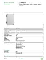 Datasheet for Schneider Electric XAPA3100, EAN: 3389110313178