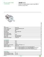 Datasheet for Schneider Electric ZB4BK1413, EAN: 3389110890471