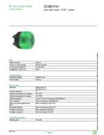 Datasheet for Schneider Electric ZA2BV033, EAN: 3389110591835
