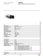 Datasheet for Schneider Electric ZB4BG8, EAN: 3389110889291