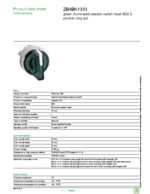 Datasheet for Schneider Electric ZB4BK1333, EAN: 3389110890723