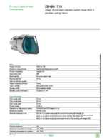 Datasheet for Schneider Electric ZB4BK1733, EAN: 3389110891089