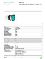 Datasheet for Schneider Electric ZB6CV3, EAN: 3389110775617