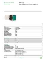 Datasheet for Schneider Electric ZB6AV3, EAN: 3389110775570
