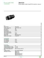 Datasheet for Schneider Electric ZB6AD28, EAN: 3389110070781