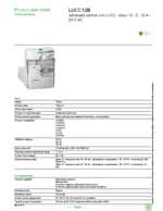 Datasheet for Schneider Electric LUCC12B, EAN: 3389110364569 Datasheet for Schneider Electric LUCC12B, EAN: 3389110364569