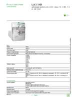 Datasheet for Schneider Electric LUCC1XB, EAN: 3389110364545 Datasheet for Schneider Electric LUCC1XB, EAN: 3389110364545
