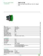 Datasheet for Schneider Electric ZB5AV033E, EAN: 3389110290370