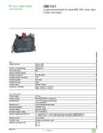 Datasheet for Schneider Electric ZBE1023, EAN: 3389110816365