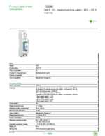 Datasheet for Schneider Electric 15336, EAN: 3303430153368