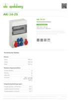 Datasheet for Spelsberg 73912101, EAN: 4013902885183