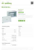 Datasheet for Spelsberg 61591201, EAN: 4013902090174