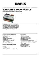 Datasheet for Barix Barionet 1000
