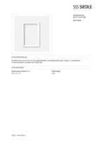 Datasheet for Siedle 200016833-01, EAN: 4015739168330