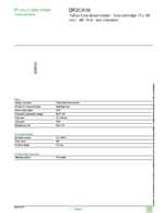 Datasheet for Schneider Electric DF2CA16, EAN: 3389110573404