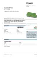 Datasheet for Phoenix Contact 1825750, EAN: 4017918049911 Datasheet for Phoenix Contact 1825750, EAN: 4017918049911