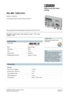 Datasheet for Phoenix Contact 2961163, EAN: 4017918146870