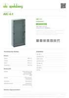 Datasheet for Spelsberg 74500401, EAN: 4013902885091
