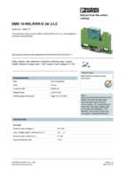 Datasheet for Phoenix Contact 2942111, EAN: 4017918080600