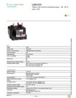 Datasheet for Schneider Electric LRD3359, EAN: 3389110519976