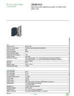 Datasheet for Schneider Electric ZB4BW062, EAN: 3389110891133