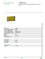Datasheet for Schneider Electric AR1MC016, EAN: 3389110574517