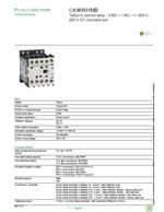 Datasheet for Schneider Electric CA3KN31MD, EAN: 3389110484366 Datasheet for Schneider Electric CA3KN31MD, EAN: 3389110484366