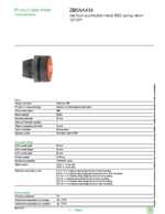 Datasheet for Schneider Electric ZB5AA434, EAN: 3389110904703