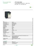 Datasheet for Schneider Electric ATV12HU15M2, EAN: 3606480071096